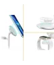Choetech 3-in-1 Draadloze MagSafe Oplader 15W iPhone/AirPods/Watch Wit
