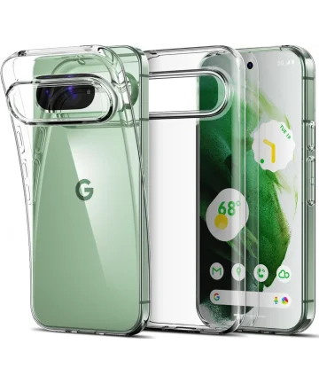 Google Pixel 9 / 9 Pro Hoesje Dun TPU Back Cover Transparant Hoesjes