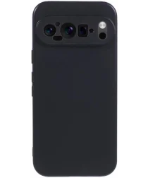 Google Pixel 9 / 9 Pro Hoesje Dun TPU Back Cover Matte Zwart