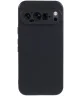 Google Pixel 9 / 9 Pro Hoesje Dun TPU Back Cover Matte Zwart