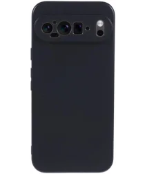 Google Pixel 9 Pro XL Hoesje Dun TPU Back Cover Matte Zwart