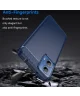 Motorola Moto G24 Hoesje Geborsteld TPU Flexibele Back Cover Blauw