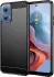 Motorola Moto G04 Hoesje Geborsteld TPU Flexibele Back Cover Zwart afbeelding 1