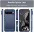 Google Pixel 9 Pro XL Hoesje Geborsteld TPU Flexibele Back Cover Blauw afbeelding 5