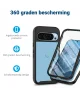 Google Pixel 9 / 9 Pro Hoesje Full Protect 360° Cover Hybride Zwart