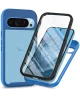 Google Pixel 9 / 9 Pro Hoesje Full Protect 360° Cover Hybride Blauw