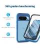 Google Pixel 9 / 9 Pro Hoesje Full Protect 360° Cover Hybride Blauw