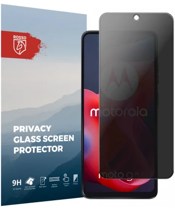 Rosso Motorola Moto G24 9H Tempered Glass Screen Protector Privacy Screen Protectors