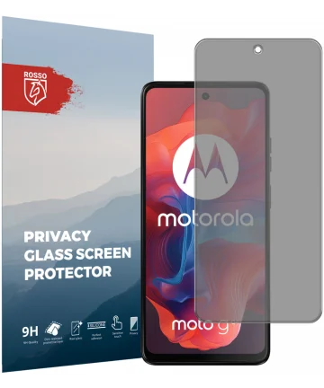 Rosso Motorola Moto G04 9H Tempered Glass Screen Protector Privacy Screen Protectors
