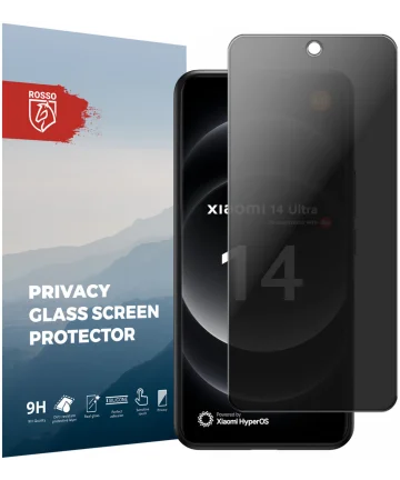 Rosso Xiaomi 14 Ultra 9H Tempered Glass Screen Protector Privacy Screen Protectors