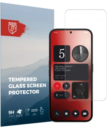 Rosso Nothing Phone (2a) 9H Tempered Glass Screen Protector Screen Protectors