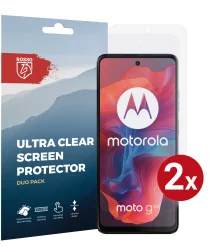 Rosso Motorola Moto G04 Screen Protector Ultra Clear Duo Pack