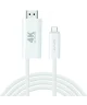 4smarts USB-C naar HDMI Video Kabel 4K 60Hz (100W) 2 Meter Wit