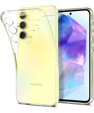 Spigen Liquid Crystal Samsung Galaxy A55 Hoesje Back Cover Transparant Hoesjes