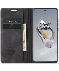 CaseMe 013 OnePlus 12 Hoesje Book Case met Standaard Zwart