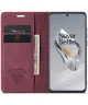 CaseMe 013 OnePlus 12 Hoesje Book Case met Standaard Rood