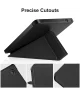 Kobo Sage Hoes Origami Book Case met Standaard Zwart