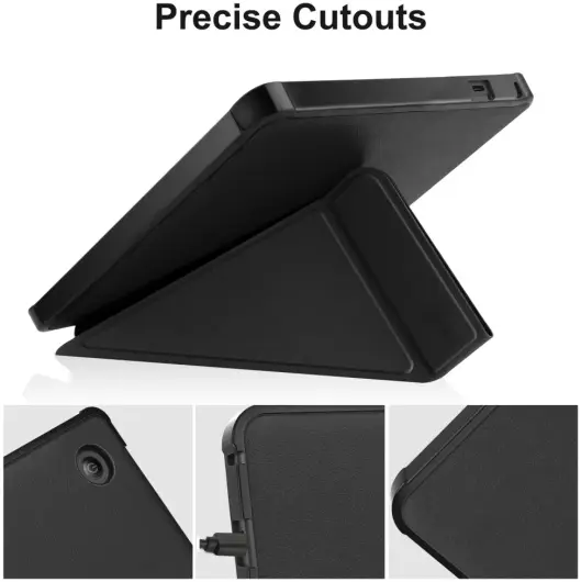 Kobo Sage Hoes Origami Book Case met Standaard Zwart afbeelding 6