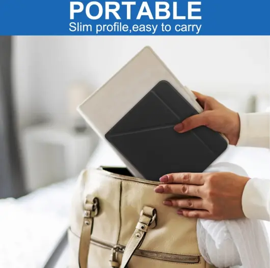 Kobo Sage Hoes Origami Book Case met Standaard Zwart afbeelding 9
