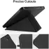 Kobo Sage Hoes Origami Book Case met Standaard Zwart afbeelding 6