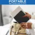 Kobo Sage Hoes Origami Book Case met Standaard Zwart afbeelding 9