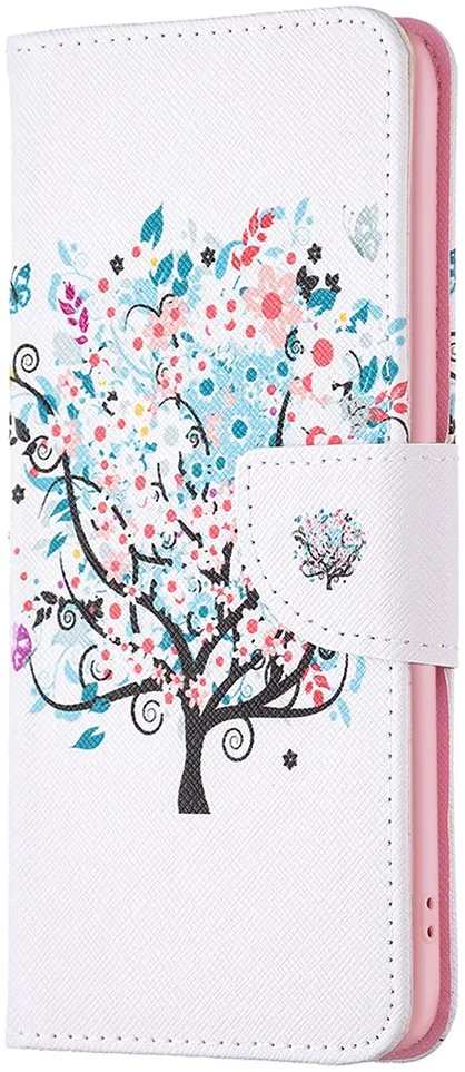 Oppo A78 4G Hoesje Portemonnee Book Case Boom Print afbeelding 5