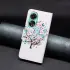 Oppo A78 4G Hoesje Portemonnee Book Case Boom Print afbeelding 8