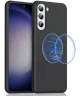 Samsung Galaxy S24 Plus Hoesje TPU met MagSafe Back Cover Zwart