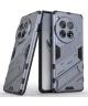 OnePlus 12 Hoesje Shockproof Kickstand Back Cover Grijs