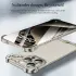 Apple iPhone 15 Pro Max Hoesje Edge Cover met Camera Bescherming Grijs afbeelding 3