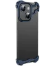 Apple iPhone 15 Hoesje Edge Cover met Camera Bescherming Blauw