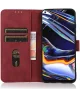 KHAZNEH Samsung Galaxy Xcover 7 Hoesje Retro Wallet Book Case Rood