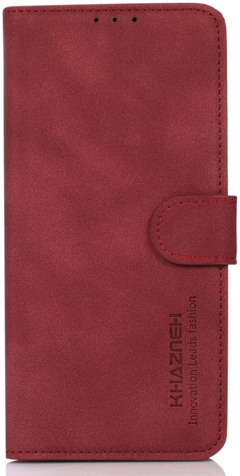 KHAZNEH Samsung Galaxy Xcover 7 Hoesje Retro Wallet Book Case Rood afbeelding 6