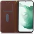 KHAZNEH Samsung Galaxy Xcover 7 Hoesje RFID Book Case Leer Bruin afbeelding 1