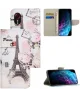 Samsung Galaxy Xcover 7 Hoesje Portemonnee Book Case Eiffeltoren Print