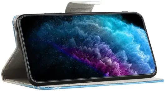 Motorola Moto G34 Hoesje Portemonnee Book Case Eiffeltoren Print afbeelding 3