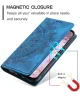 Motorola Moto G34 Hoesje Mandala Book Case met Pasjeshouder Blauw