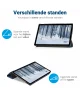 Nokia T21 Hoes Tri-Fold Book Case met Standaard Blauw