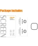 ENKAY - Fitbit Versa 4 / Sense 2 Screenprotector - 3D Curved Edges Glass