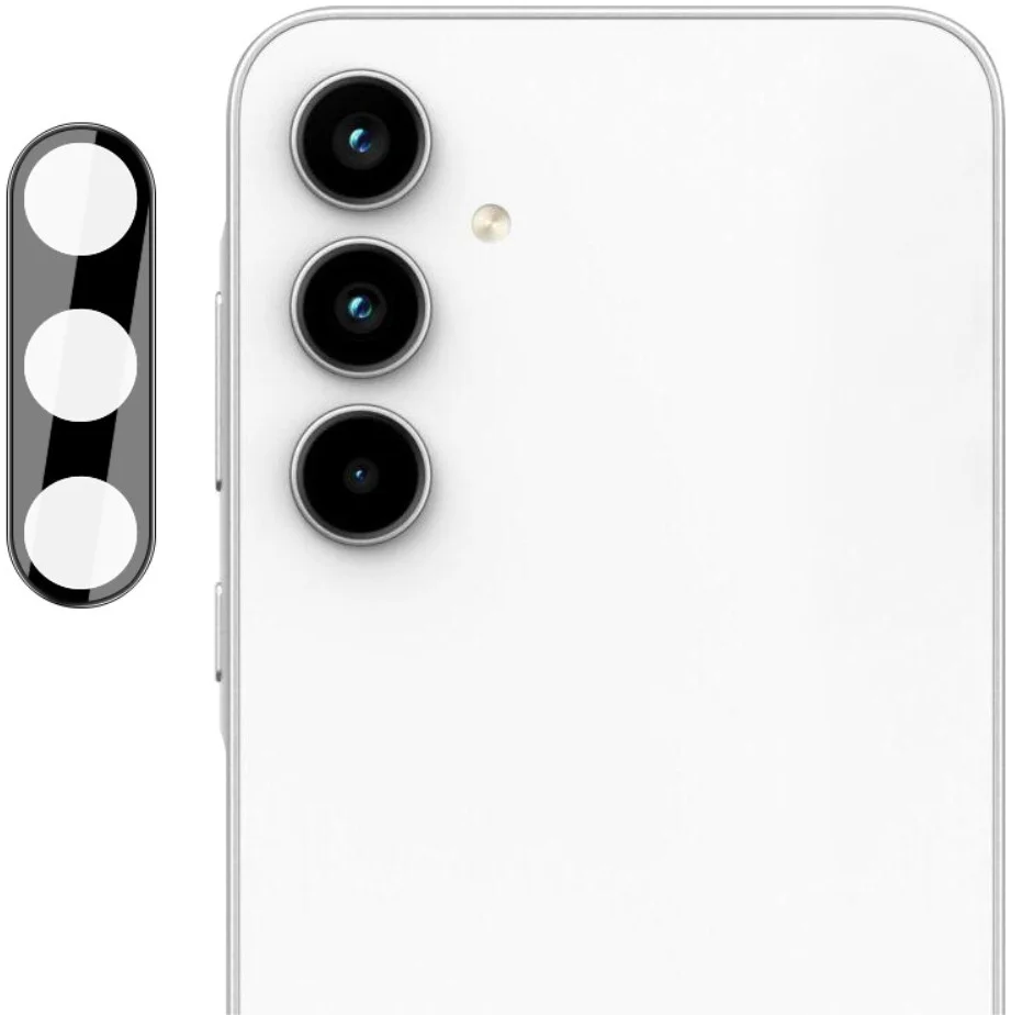 Imak Samsung Galaxy A35 Camera Lens Protector + Lens Cap Clear afbeelding 5