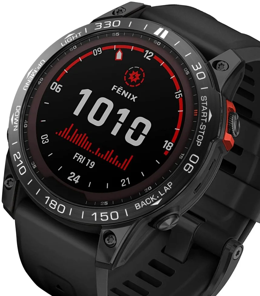 Garmin Fenix 7X Bezel Ring Randbeschermer Zwart afbeelding 3