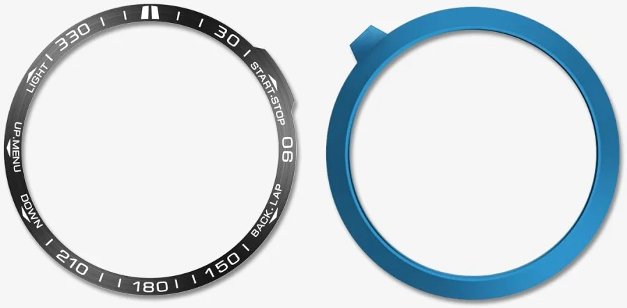 Garmin Fenix 7X Bezel Ring Randbeschermer Zwart afbeelding 4