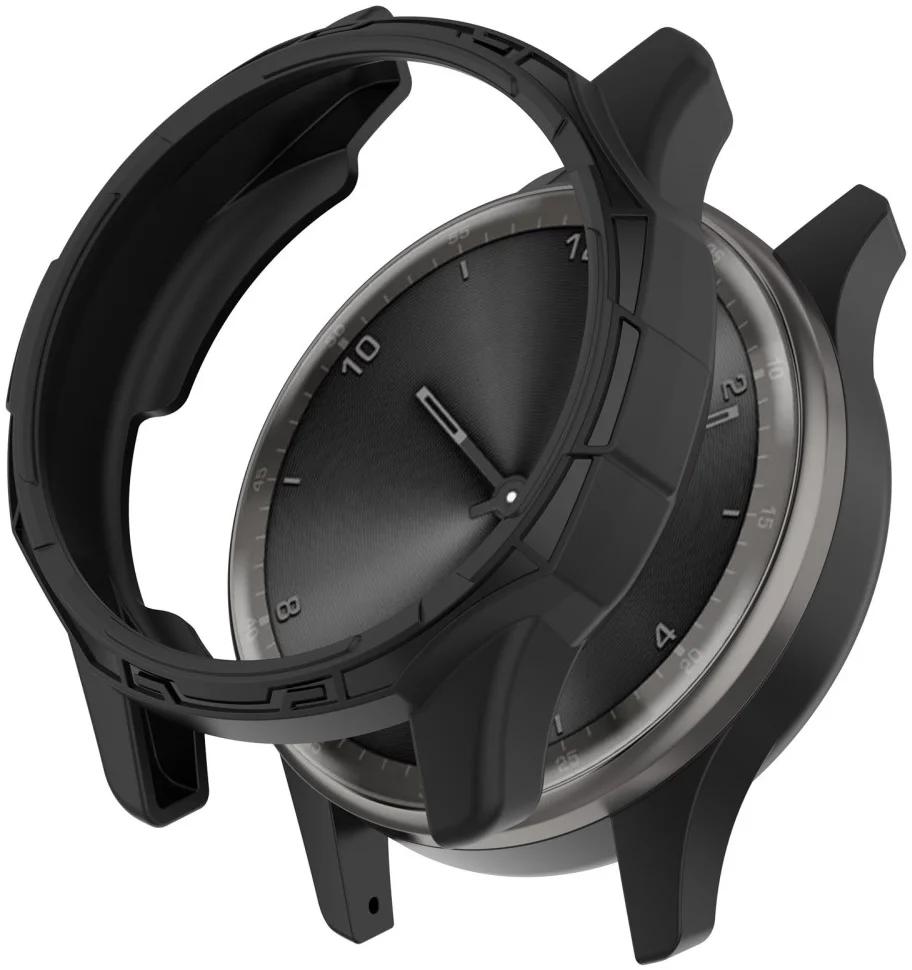 Garmin Vivomove Trend Hoesje TPU Bumper Case Zwart afbeelding 1