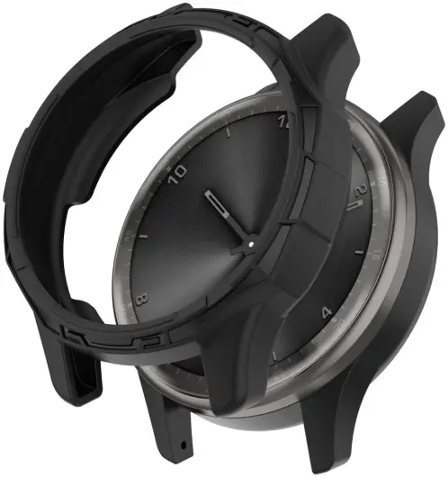 Garmin Vivomove Trend Hoesje TPU Bumper Case Zwart afbeelding 1