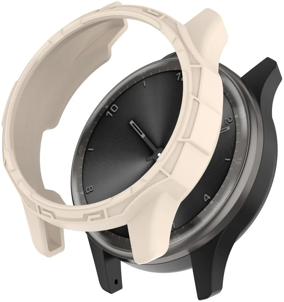 Garmin Vivomove Trend Hoesje TPU Bumper Case Beige afbeelding 1