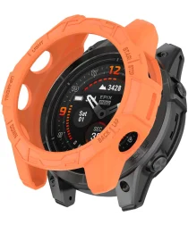 Garmin Fenix 7X (Pro) / Epix Pro 51MM Hoesje TPU Bumper Case Oranje