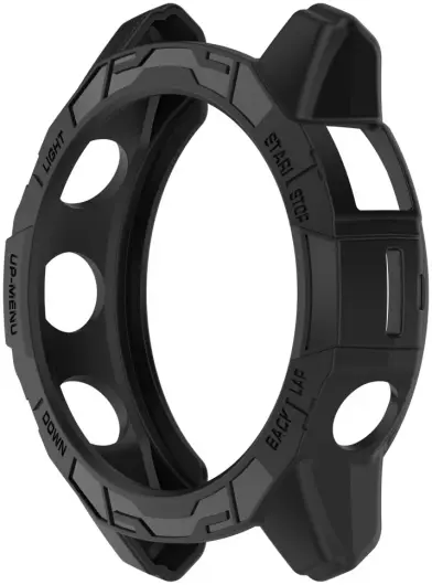 Garmin Fenix 7X (Pro) / Epix Pro 51MM Hoesje TPU Bumper Case Zwart afbeelding 2
