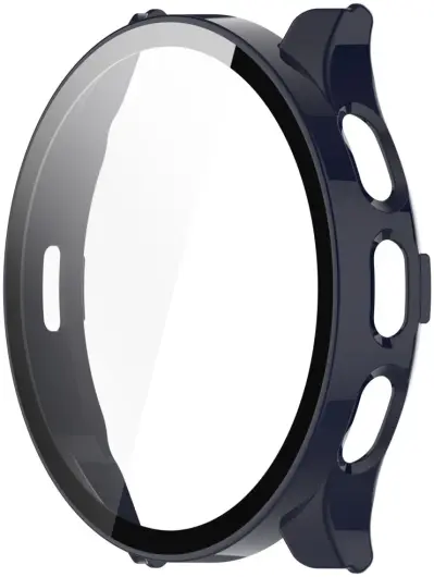 Garmin Venu 3S Hoesje - Bumper met Tempered Glass - Blauw afbeelding 2