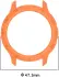 Garmin Venu 3 Hoesje - TPU Bumper Case - Oranje afbeelding 8