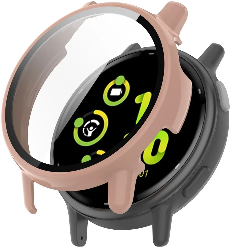Garmin Vivoactive 5 Hoesje -  Bumper met Tempered Glass -  Roze afbeelding 1